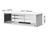 Air Conditioner Wall Sleeve 42 in with Exterior Grille Wall AC Sleeve V952-KDCJT42INCHD3IX7CV0
