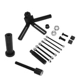 Metal Steel Crankcase Splitter Separator Crank Case Puller Installer Tool with C Clip Adapter V1294-YM0901-3114230074011