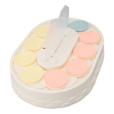 Turntable Cupcake Display Stand with Music LED Automatic Rotating Plates with Serving Trays Cupcake V1294-YM0901-3118240071111