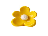 Cute Smiley Flower Ceramic Vase - Glossy Floral Shaped Decorative Vase, Modern V888-ELOSUNG57131-1