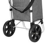 Emajin Shopping Trolley Cart 45KG Foldable Grey ST-45L-OX-GR
