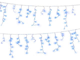 Jingle Jollys 32M Christmas Lights Solar Icicle String Lights 960 LED Blue XM-LED-960-IC-BL-40M-SLA