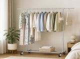 Artiss 2X Clothes Rack Airer Rail Coat Garment Stand Adjustable Hanger HANGER-157H-S-SIX2