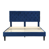 Levede Bed Frame Queen Size Mattress Blue BF1045-Q-BL