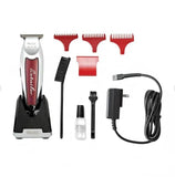 Wahl T-Wide Detailer Professional Cordless Finishing Trimmer 100 Minutes Battery Life Silver V1293-WAHL-HS3