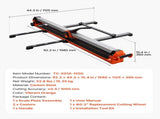 1200 mm Manual Tile Cutter, Upgraded Rail and Sliding Head, Precision Alignment Guide, Tungsten V952-GDDZDGHHDTSJBBPZL001V0