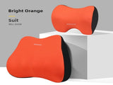Orange Memory Foam Car Seat Neck and Lumbar Support Set - Ergonomic Cushion for Office, Home, and V888-ELOSUNG17203