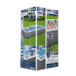 Bestway Swimming Pool 732x366x132cm Steel Frame Above Ground Pools Ladder 30045L BW-POOL-732CM-56477