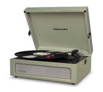 Crosley Voyager Sage - Bluetooth Portable Turntable & Record Storage Crate V398-CR8017BSC-SA4