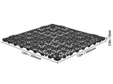 Modular Interlocking Cushion, 50 Pack 30 x 30 cm Splicing Drainage Mats, PVC Interlocking Drainage V952-HZXSJDD1212Y2YO2XV0