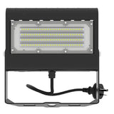 M-Elec Nox V4 LED Floodlight with Plug 50W 100-277VAC 3000/5700K 6400/6484lm 50000hrs White V1202-V1-MELML-NOX5-V4-W