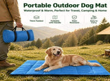 Foldable and Portable Dog Mat, Waterproof Oxford Fabric Travel Mat, Dog Cushion, Large Size 110 x 68 V1107-CS-OLGPFGG20