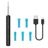 Smart Visual Ear Cleaner with HD WiFi Camera - Gentle Silicone Tips, USB-C Rechargeable Otoscope for V888-ELOSUNG35633