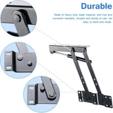 2 pcs Lift-Up Coffee Table Hinge, Heavy Duty Lift-Up Coffee Table Mechanism, Lift Up Spring Hinge V1188-MS-227-1124