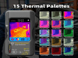 Thermal Imaging Camera Multimeter, 320x320 IR Resolution with 15 Thermal Palettes, 20000 Counts with V1107-CS-RKVHSJ28