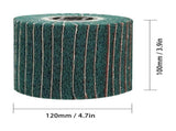 Wheel Non-woven Wire Drawing Polishing Burnishing Wheel Stainless Steel Core Wire Polishing Wheel V1369-AZ3-W-15896