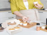 Cupcakedozen - With paper - 30 pieces - with 2 paper holders - Cupcake cases - Cake boxes - for V1259-DP01-BO-77