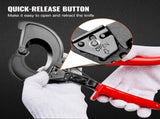 Ratcheting Cable Cutter, 280mm Ratchet Wire and Cable Cutter, Cut up to 400 mm, with Comfortable V952-DLJD11YCZD40TDVTZV0