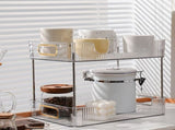 Desktop Organizer 2 Tier Ample Space Modern Storage Rack Shelves for Office Bedroom Home Decoration V1294-YM0706-3117230152711