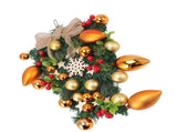 Christmas Wreath Handcrafted Exquisite Reusable Christmas Wreath Pendant Christmas Door Wreath for V1294-YM0512-3115220135211