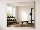 Yezi Workout Mirror Home Gym Mirror 2 Pcs Tempered Glass Full Length Wall Mount DECO1045-120X60-2PC-AU