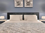 PU Leather King Bed Headboard Bedhead - Black V63-768155