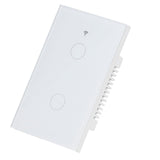 For Zigbee Tuya Remote Light Switch Voice Control 2Gang US Wall Touch Switch AC 100240V V1294-YM0901-3113210138711