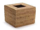Rattan Tissue Box Cover Square, Hand Woven Wicker Tissue Holder, 5.5 x 5.5 X 5.7 inch, V1189-LWWAL-20260325-00404