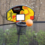 Kahuna Trampoline 12 ft with Basketball Set - Rainbow TRA-KAH-12-RB-BB