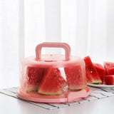 Portable Cupcake Carrier Food Preservation Boxwith Handle Transparent Cake Box V1294-YM0717-10125111