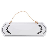 HOOWIFFY Unfinished Wood Plaque Blank White Sign for DIY Writing Decor V1189-WXFWAL-20260326-02180