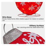 Christabelle Oversized Christmas Bauble Display Warm White LED Lights Indoor Outdoor Holiday De 112_MHA608