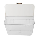 4L Wall Mounted Laundry Basket Dustproof Multifunction Wall Hanging Dirty Clothes Basket with Lid V1294-YM0901-3117240163411