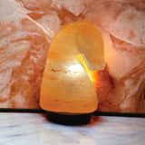 12V 12W Horse Himalayan Pink Salt Lamp Carved Knight Rock Crystal Light Bulb On/Off V238-SUPDZ-32752461250640