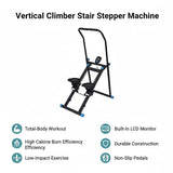 Vertical Climber Stair Stepper Machine Full Body Home Gym Fitness Equipment NEW VERSION V63-952451