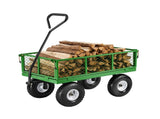 680 Lbs Steel Garden Cart on Wheels, Heavy Duty Garden Wagon Cart Pullable, Metal Outdoor Utility V952-ZXHYTCHH680LDM4Y8V0