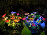 Solar Lawn Lamp Decorative Butterfly Garden Lights Outdoor Landscape Pathway Light IP65 Waterproof V1294-YM0901-L6881WW-2