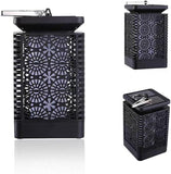 2-Pack Solar Garden Stake Light with Floral Pattern 12 LED Outdoor Decorative Light with Multiple V1107-SOLAR GARDEN STAKE LIGHT WITH FLORAL PATTERN