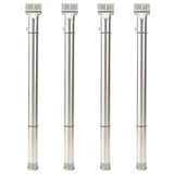4 Pack Stainless Steel Grill Burner Tubes, Replacement Burners for Char-Broil Gas Grills, Easy-Fit V1189-LC-HW-00313