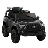 Kids Electric Ride On Car Toyota Tacoma Off Road Jeep Toy Cars Remote 12V Black RCAR-LS-TOYO-BK