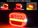 2 Pack Magnetic Wireless Tail Lights Kit for Trailer, LED Trailer Rear Lights for Truck, Flatbed, V1189-LC-QP-00784