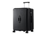 Wanderlite 28" Trunk Luggage Suitcase Travel 5 Wheels Type-C Port TSA Black LUG-ABS-TRUK-28-BK