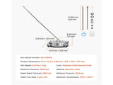 14" Pressure Washer Surface Cleaner, Stainless Steel Pressure Washer Attachments with 4 Wheels, 4000 V952-GYQXJBMQJQYPLEQRIV0