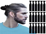 100pcs Men Hair Tie For Man Bun.Man Bands Hair Ties For Mens Long Hair Elastic Fabric Hair Ties V1189-WXFWAL-20260319-00467