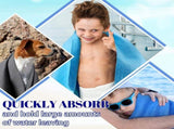 Tutuviw Chamois Towel Quick Dry Swimmers,2Pcs Microfiber Shammy Towel,Lightweight Chamois Towel V1189-WXFWAL-20260319-00390