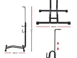 Weisshorn 4-in-1 Bike Parking Stand Vertical Floor Storage Rack for 24"-27.5" Bicycles, Adjustable BIKE-STD-BK