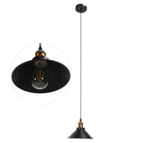 Wrought Iron Ceiling Lamp Simple Retro Industrial Style E27 Black Metal Cage Wrought Iron Hanging V1294-YM0523-3119220033011