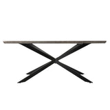 Dining Delight Rectangular Table and Navy Velvet Chairs Dining Set V264-DNT-411C-DGR-DNC-414V-BLU-6