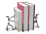 1 Pair Kung Fu People Shape Bookends Students Book Stand for School Home Table Decoration V1294-YM0727-JY12725