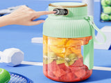 Portable 1200ml Electric Mixing Cup, Stainless Steel & Glass Body, Squeeze Bottle for Protein V1189-LWWAL-20260401-07282
